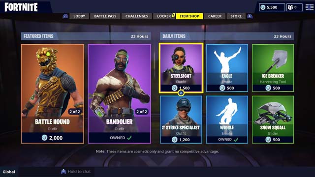 Fortnite Item Shop